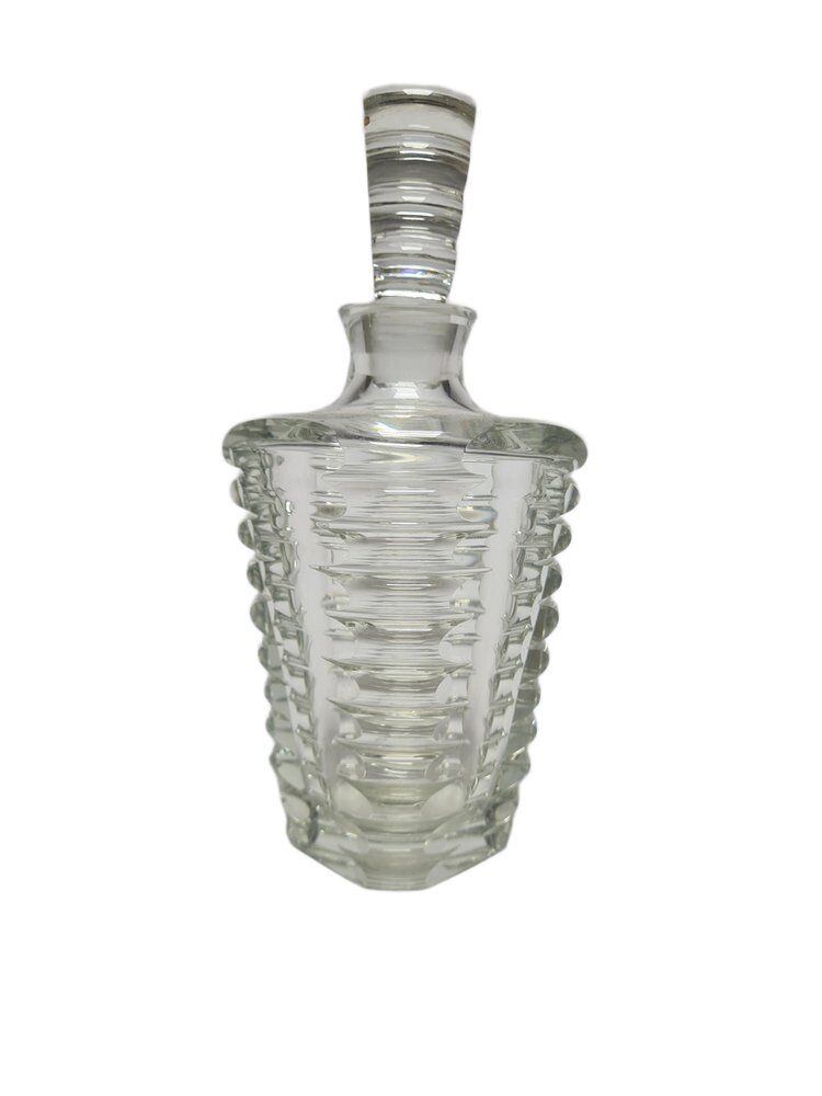 Czechoslovakian Art Deco carafe by I. Pastrankova for Moser, 1950s