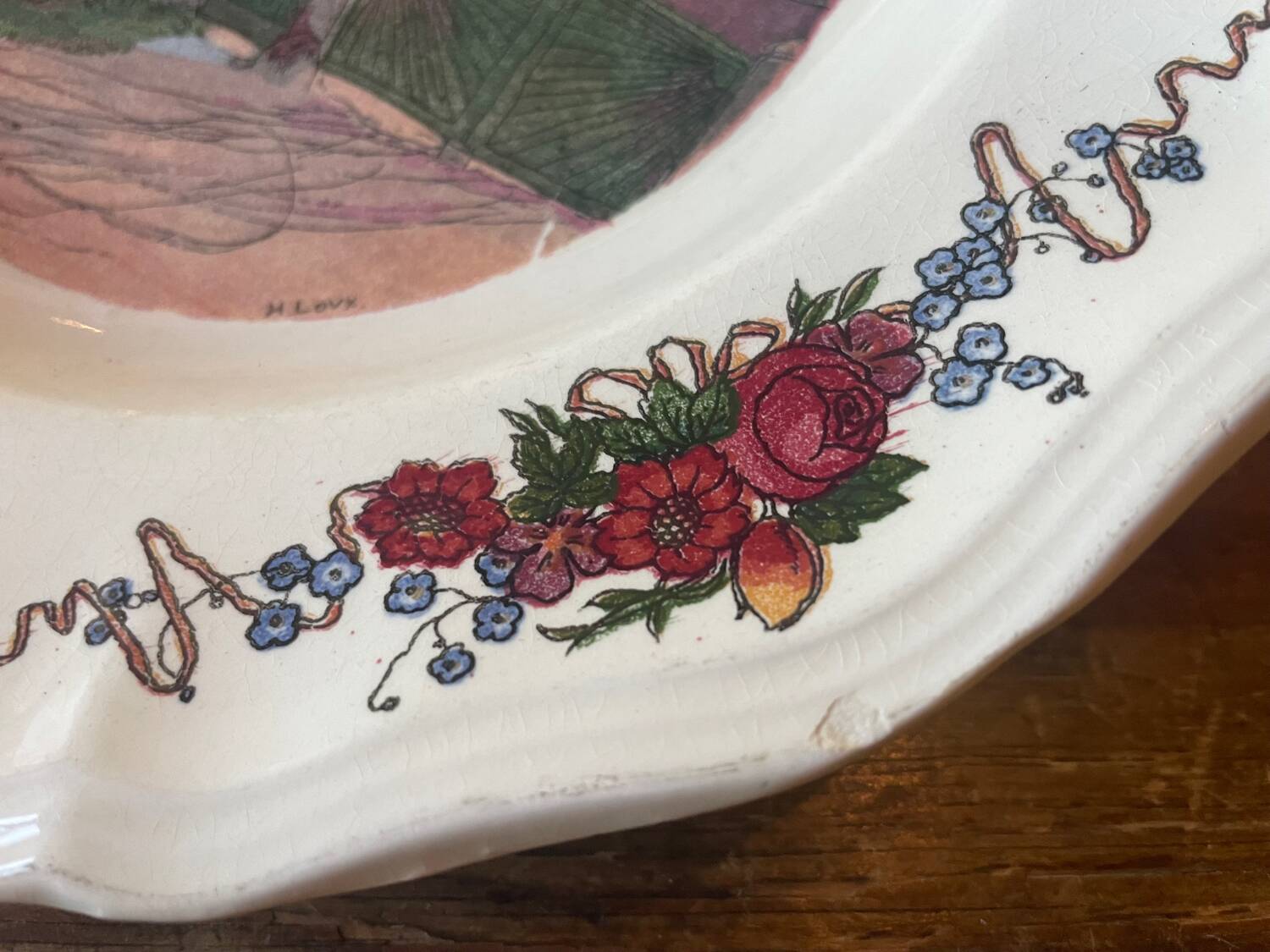 Obernai Sarreguemines plates