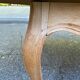 Large Louis XV dining table stripped in solid oak 1960 260cm