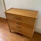 Scandinavian 4-drawer commode with vintage compass legs