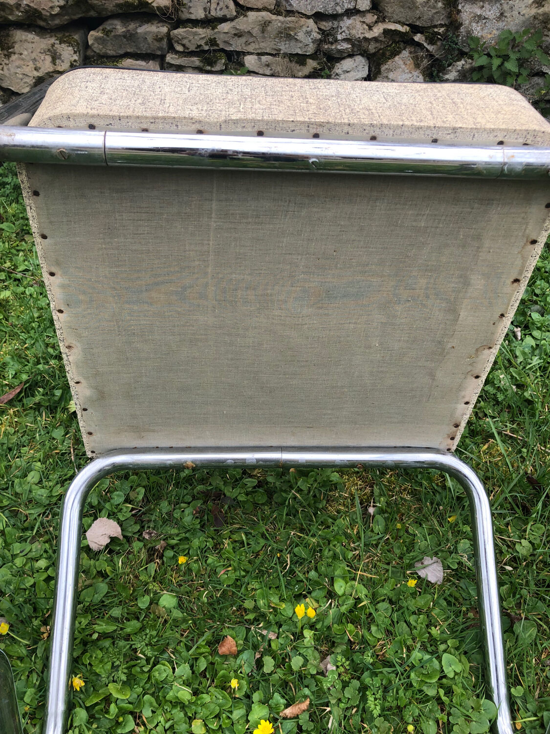 Leatherette office armchair