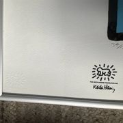 Numbered Keith Haring silkscreen with certificate.