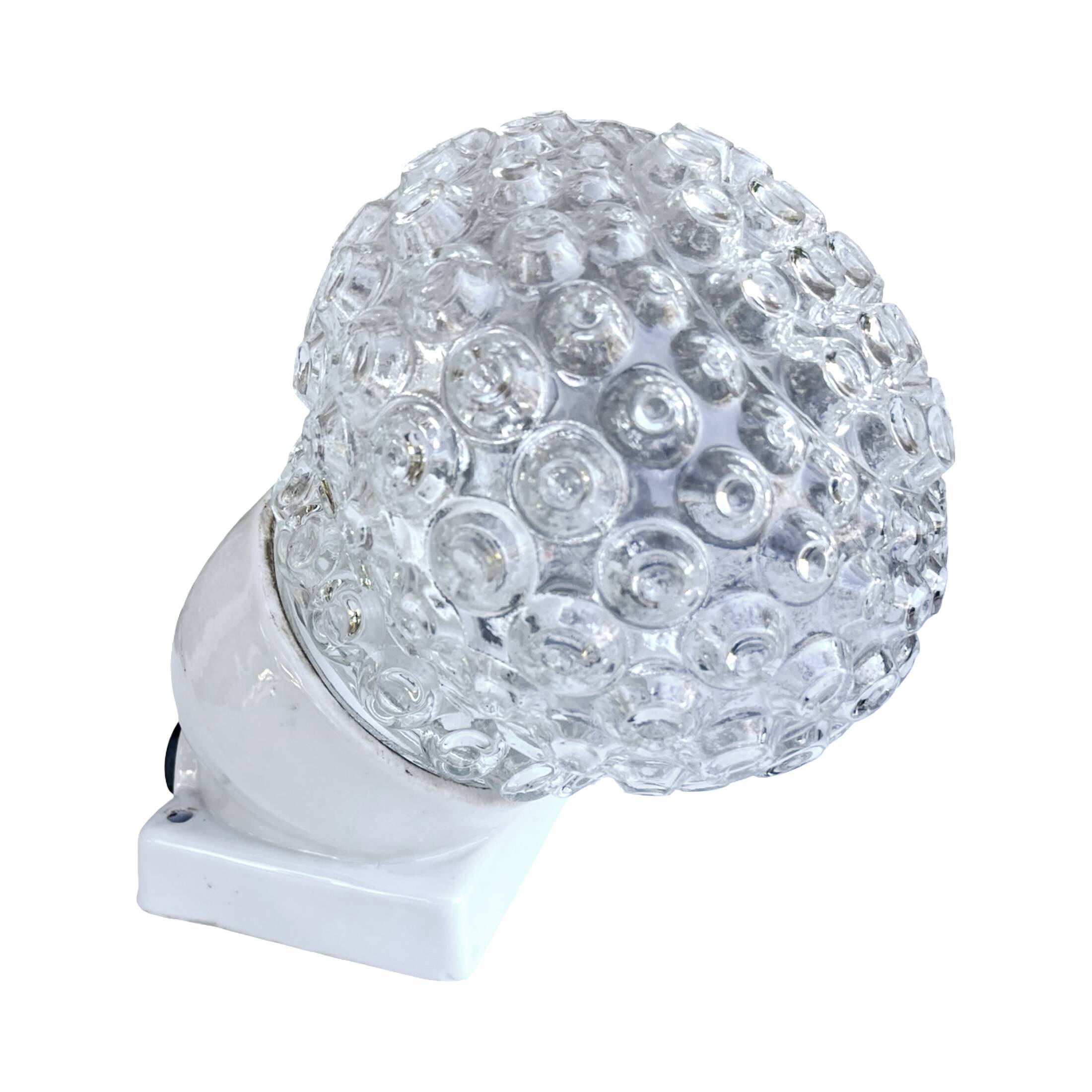 Industrial wall lamp, Elektrosvit Nové Zámky, Czechoslovakia, 1960s