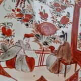 Antique Kutani porcelain plate (Meiji period, 19th century)