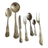 Old 51-piece cutlery set with Achille Princet hallmarks