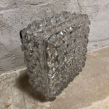 Vintage square ceiling lamp 1970