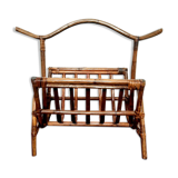 Vintage rattan magazine holders 1960