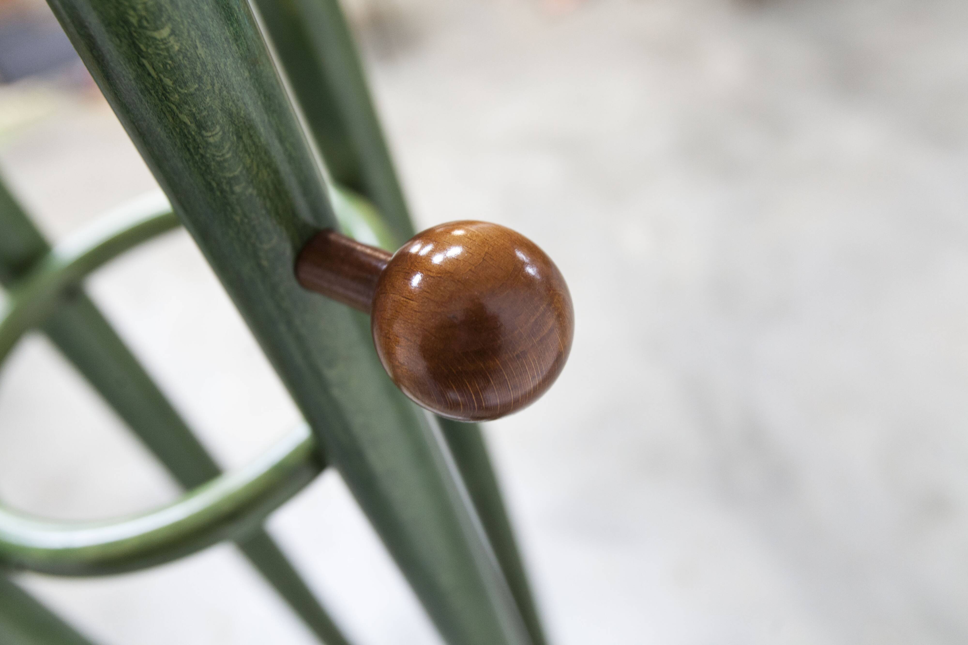 Rare portemanteau perroquet Baumann modèle Dièse 1990