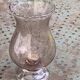 Photophore, Bougeoir en verre soufflé rose des sables de la verrerie de BIOT, made in france