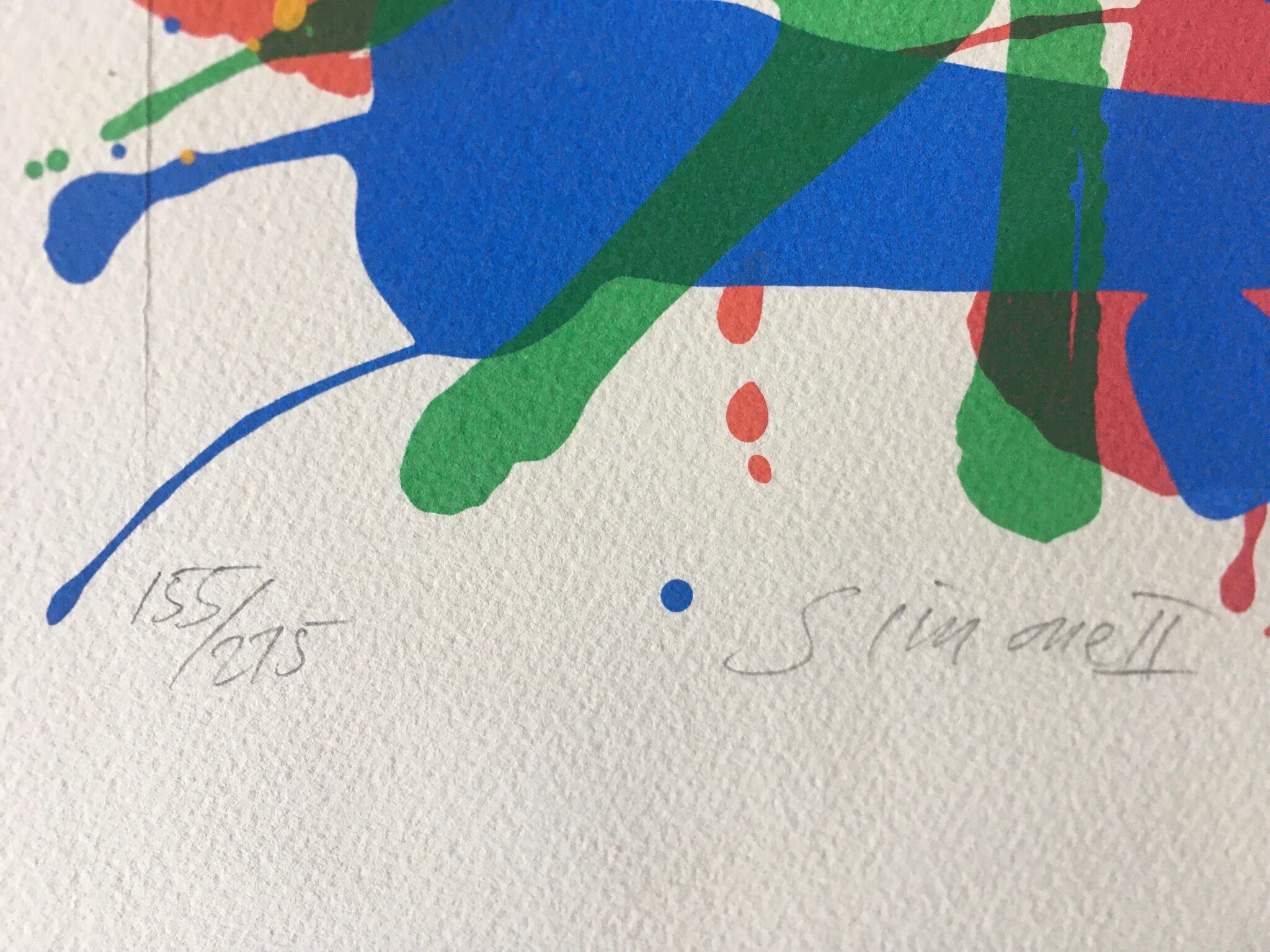 Albert Irvin screenprint