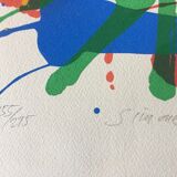 Albert Irvin screenprint