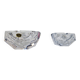 Vintage Crystal Ashtrays from Val Saint Lambert, 1960s, Set of 2