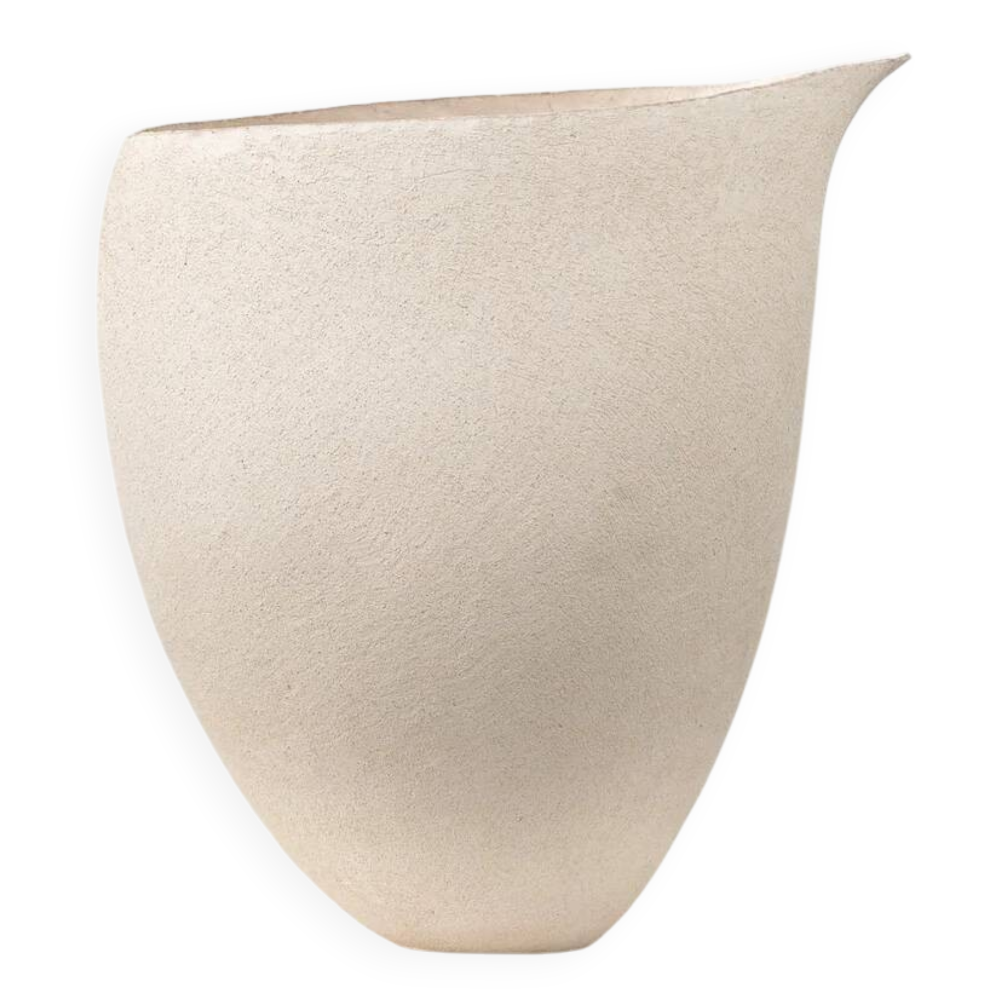 Large hand built stoneware vessel by Betty Blandino (1927-2011)