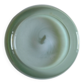 60's pocket tray Murano glass light green Italy