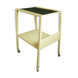 Vintage industrial metal rolling dessert