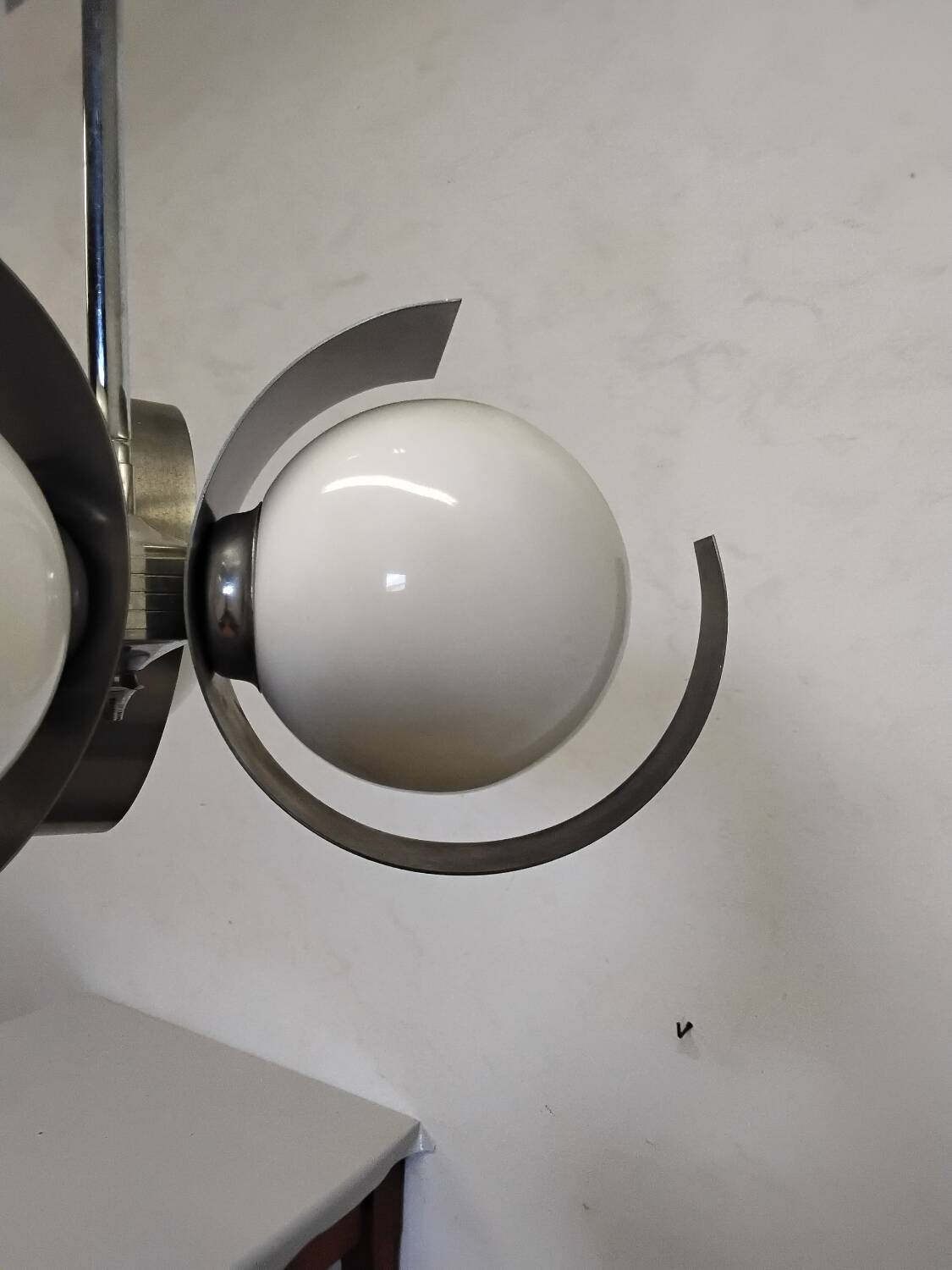 Pendant Light, Vintage Space Age Chandelier 70s