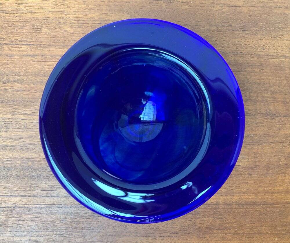 Vintage Swedish glass bowl by Kosta Boda