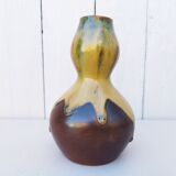 Sandstone vase flamed by Ligers for J.M Maure