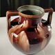 Ball vase circa 1900. Fives Lille. A. G. de Bruyn