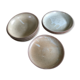 Lot de 8 assiettes en grès