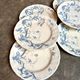 6 Gien ironstone dinner plates, "Rinceaux" service no. 1