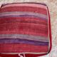 Handmade Berber Kilim pouf, floor cushion