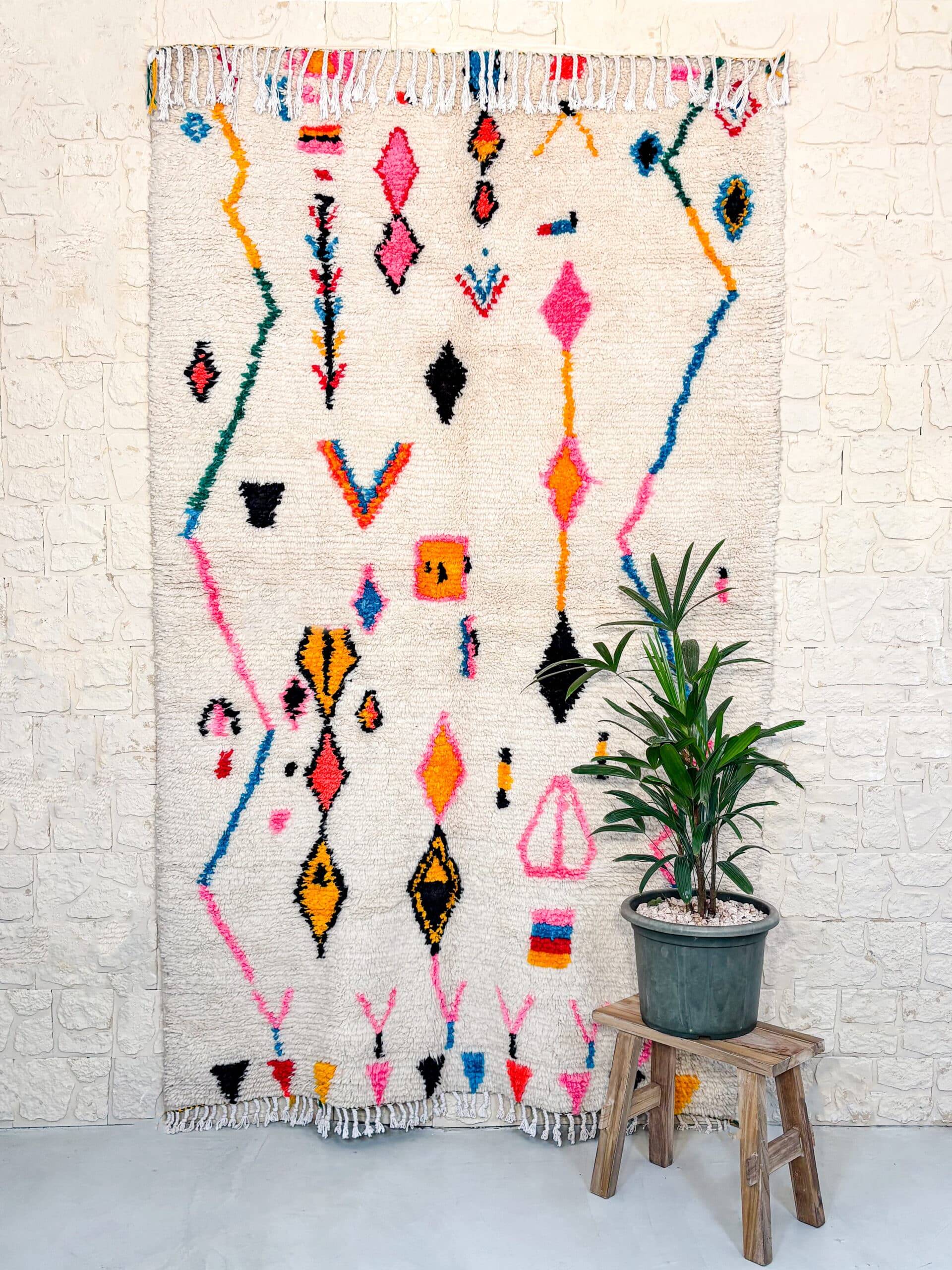 Azilal Colorful Berber Rug 240×150