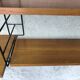 Modular vintage wall unit in teak.