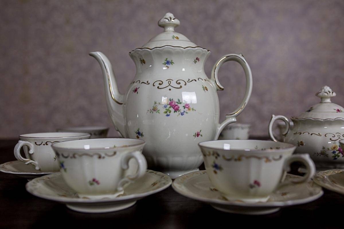 Vintage Coffee Service from Rörstrand, 1940s, Set of 26