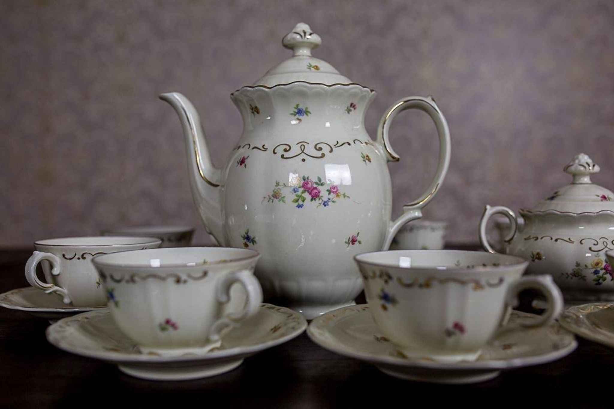 Vintage Coffee Service from Rörstrand, 1940s, Set of 26