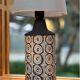 Lampe de table en grès Axella danoise vintage, années 1960
