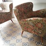 Organic couch 50s/60s design low Italian vintage