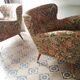 Organic couch 50s/60s design low Italian vintage