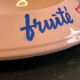Ashtray Fruity porcelain