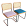 Pair of B32 Cesca chairs by Marcel Breuer, 1970s