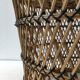 Emmanuelle armchair in rattan and braided buri