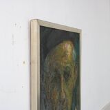 Signed oil painting “Zelfportret” by Paul Citroen, the Netherlands, 1965