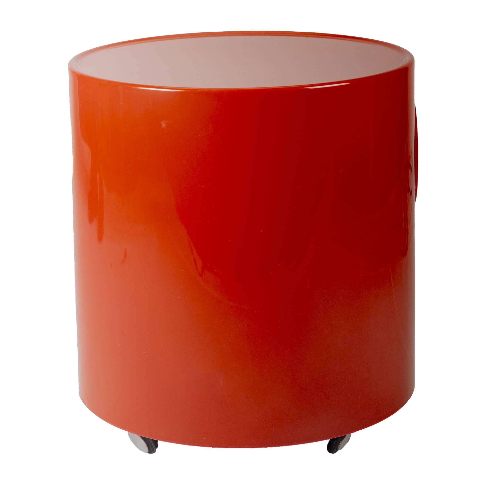 Red Giano Giano Vano Side Table by Emma Gismondi for Artemide