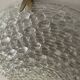 Vintage ceiling lamp year 60-70 in molded glass Ф40cm