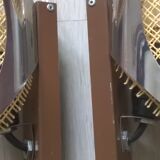 Pair of chrome wall lamp space age year 70