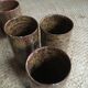 Lot de  10 tasses en grès