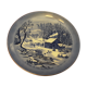 Porcelain plate blue
