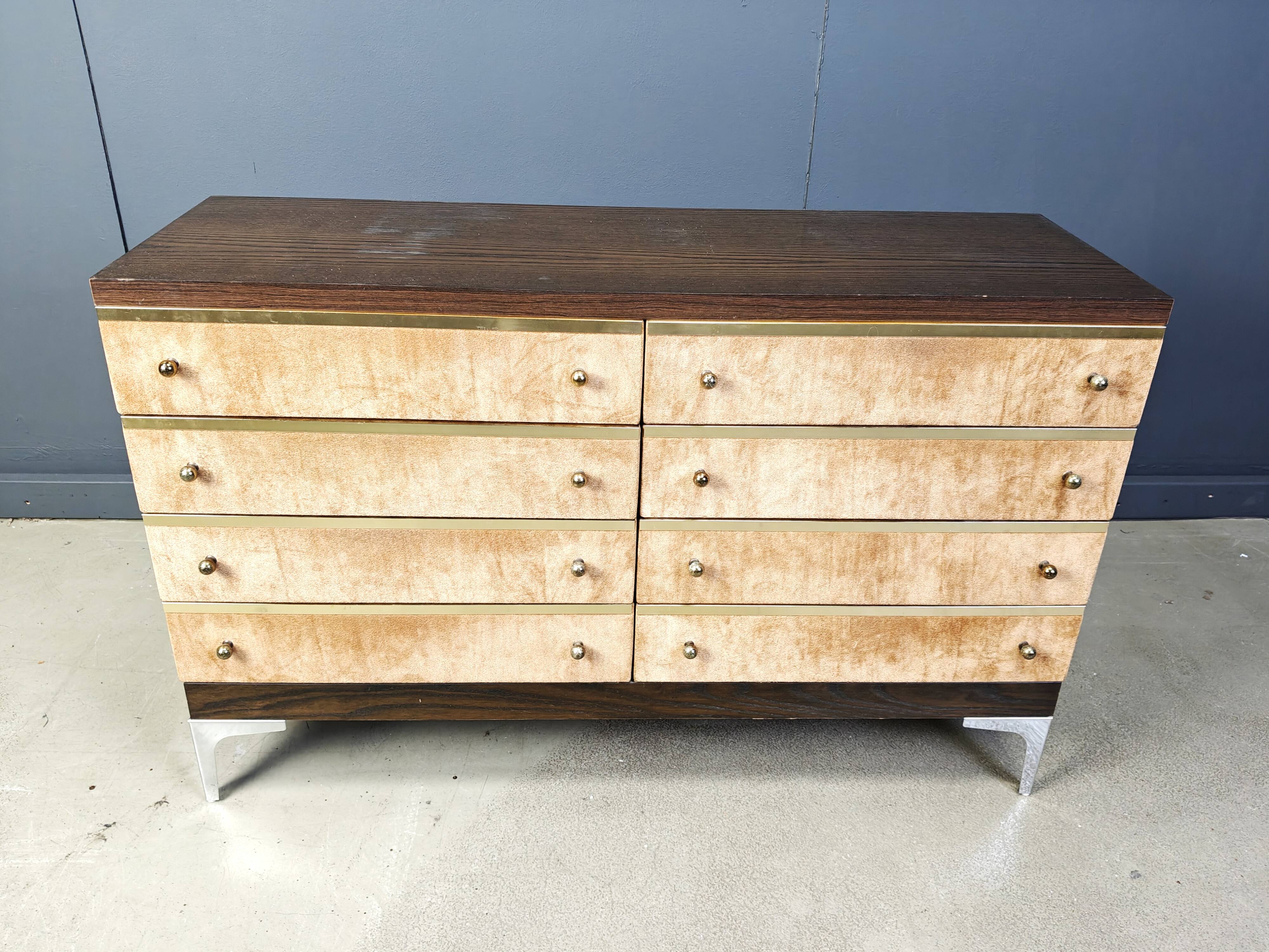 Vintage italian chest of drawers, 1970s
