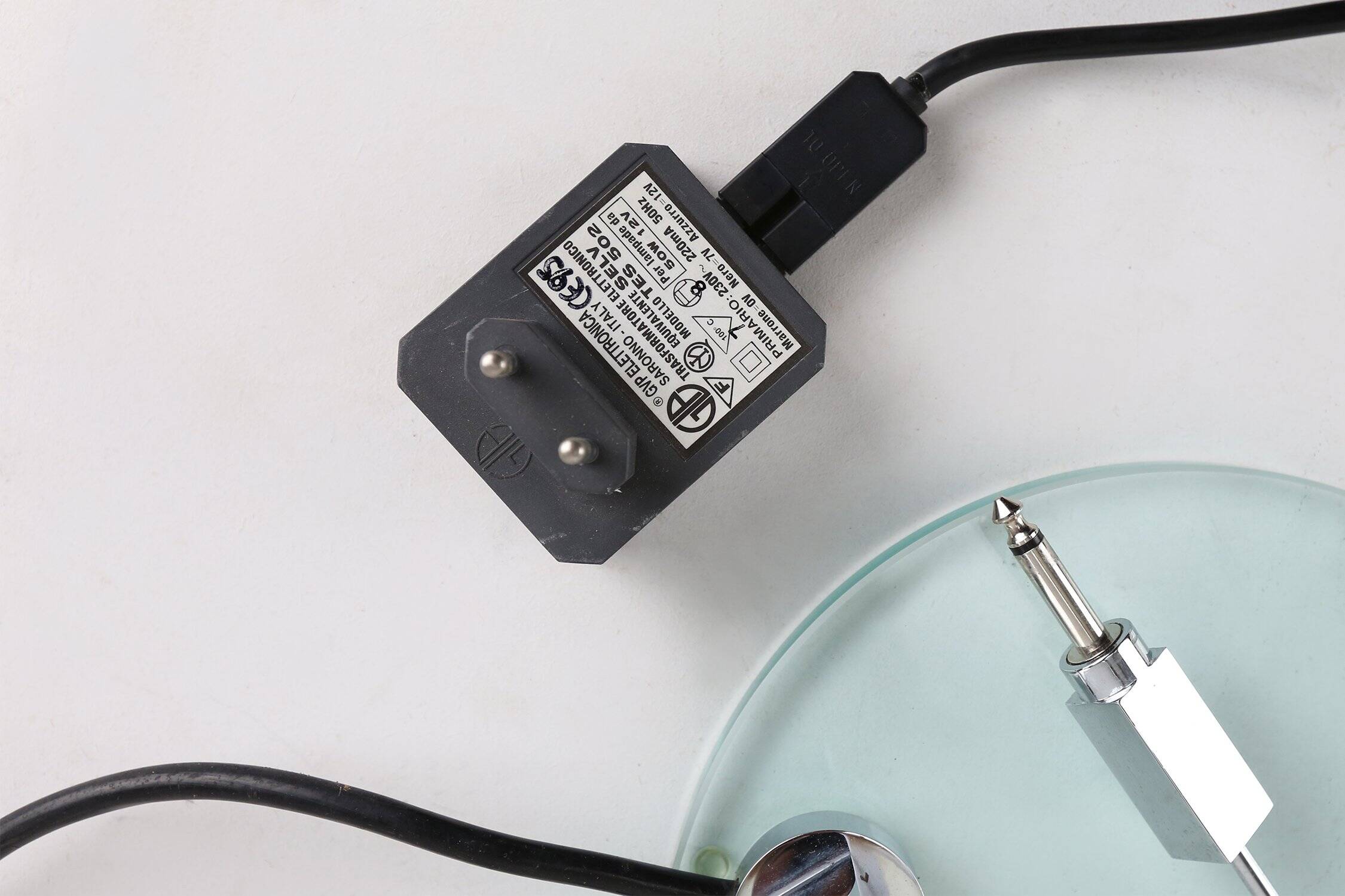 Vintage Italian Fontana Arte Falena Table Lamp by Alvaro Siza