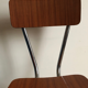 Chaises formica marron