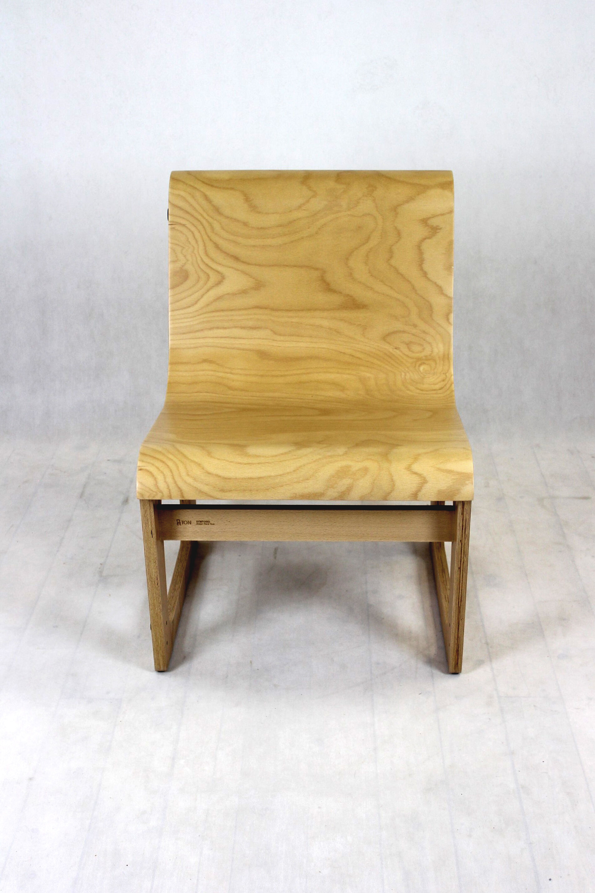 Beech Plywood Bench Symposio by René Šulc for TON, 2010s