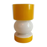 Lampe Vintage • Verre Bicolore • Space Age • 1980