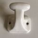 Peg art deco white ceramic