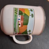 Ensemble complet des mugs  Villeroy et Boch, collection naif avec pots