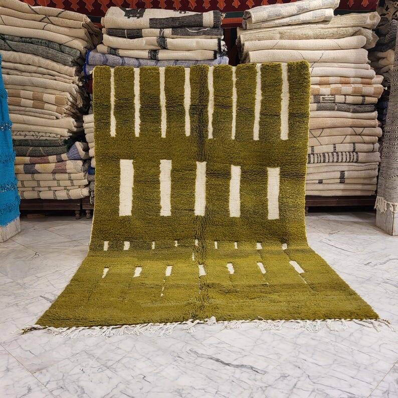 Handmade pure wool rug size 3/4 m